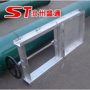 圆口径手动闸板阀 污水插板阀 水渠插板阀 软密封闸阀 不锈钢304