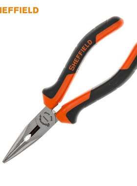 钢盾 S045004/05 CR-NI合金多功能双色柄尖嘴钳电工钳 6/8英寸