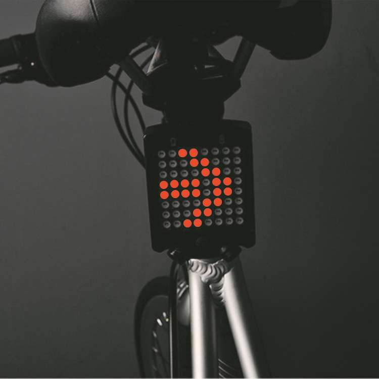 自行车尾灯长续航自行车尾灯充电款转向提示山地公路车尾灯夜骑灯