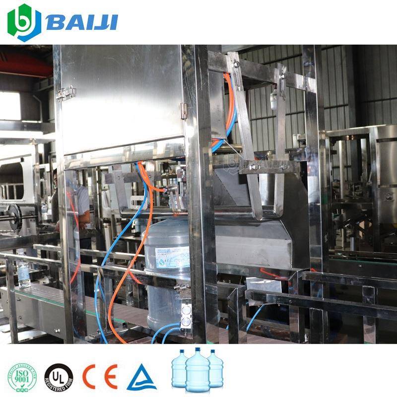 3-5加仑桶装纯净水灌装线 每小时600桶大桶水全套生产设备