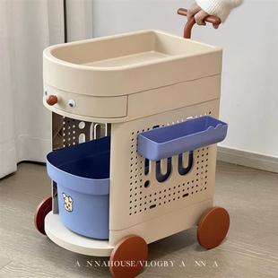 原田治小推车轻便移动收纳架多层抽屉式玩具零食书包置物架高颜值