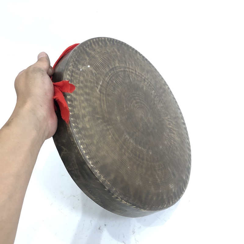 30~35cm平j底高边锣精品高墙锣老式青铜锣优质民间打击乐器响铜锣