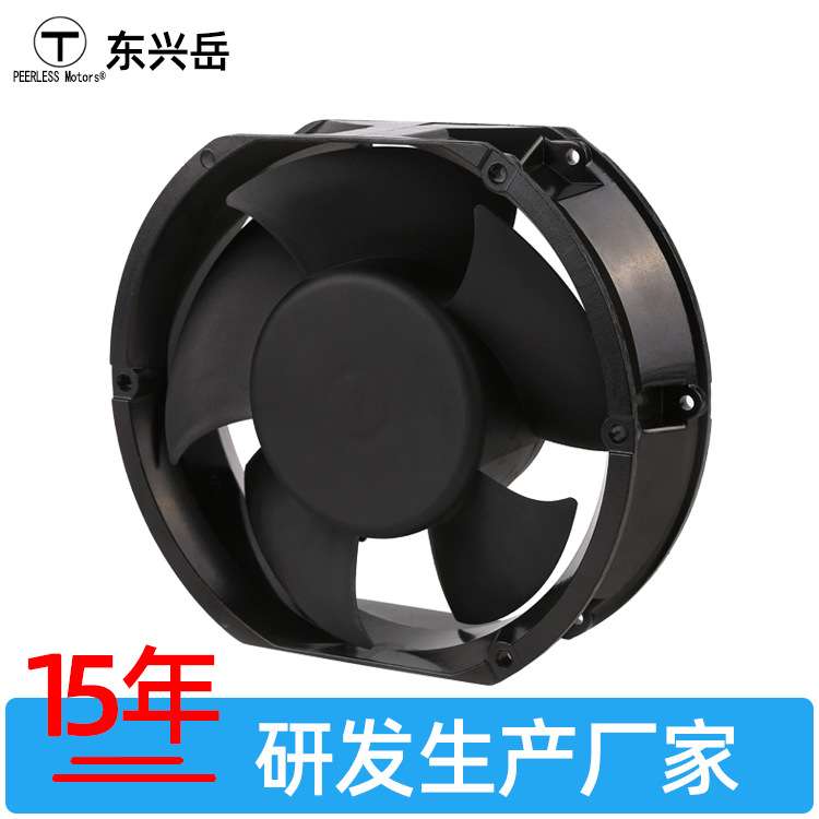 17251散热风扇交流220v 3800转24w 金属椭圆形172*150*51机柜风机