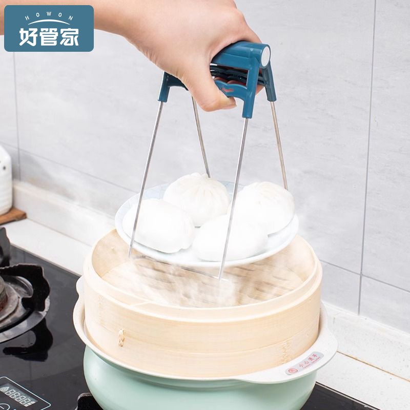 防烫夹取碗夹厨房家用提盘器打蛋夹D碗器防烫防滑手套砂锅蒸菜夹