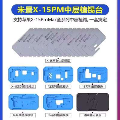 米景Z20苹果iPhone15/plus全系列中层植锡网主板加热台定位板钢网