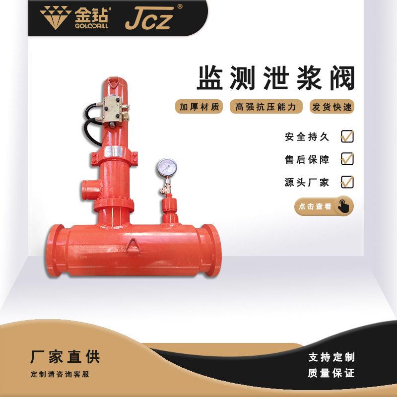 充填监测泄桨阀测压阀正常时监控管道压力,异常时快速排介质避免
