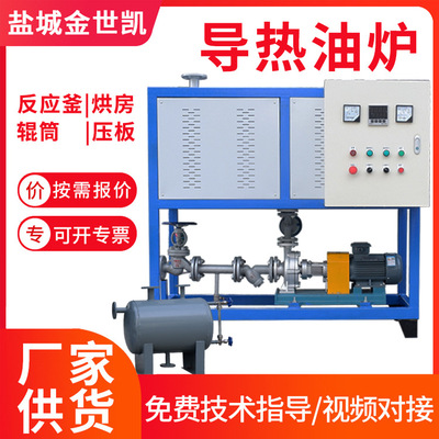 工业电加热导热油炉反应釜有机热载体锅炉防爆电加热器非标全自动