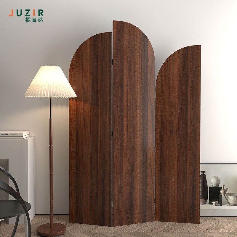 法式折叠屏风隔断可移动u客厅沙发背景墙房间卧室玄关遮挡可定制