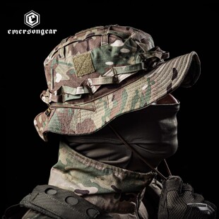 爱默生岩蜥短帽檐战术奔尼帽户外徒步沙漠圆边帽防晒透气渔夫帽男