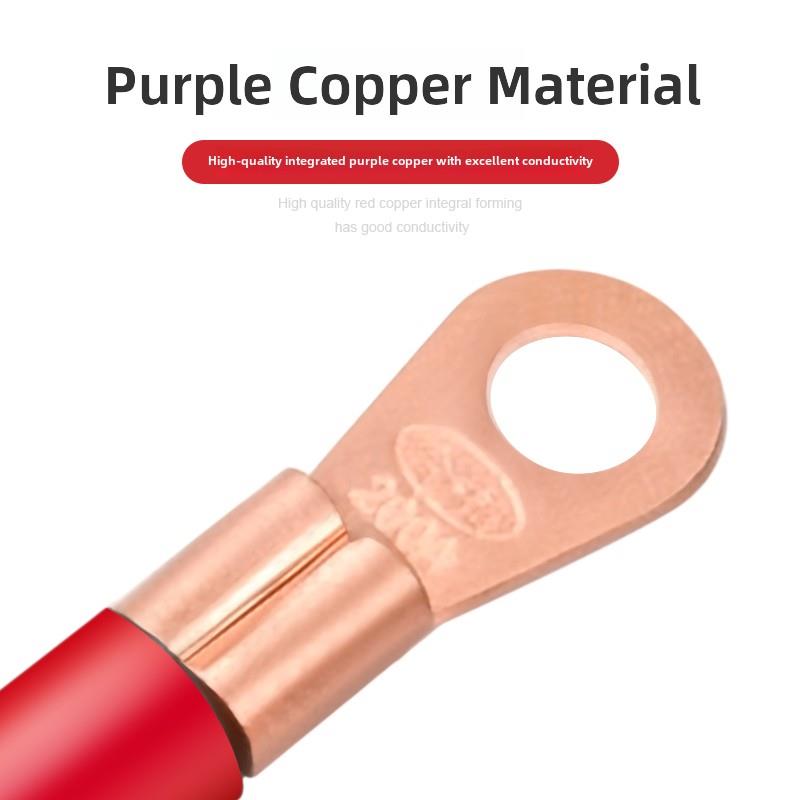 Ot铜开鼻铜鼻线鼻端子座16/60/100A方形电池线耳铜连接器