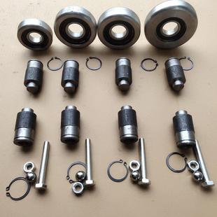 升高叉车升降机货梯槽轮槽钢工字H钢C型钢轨道滑轮导轨轮导向靠轮