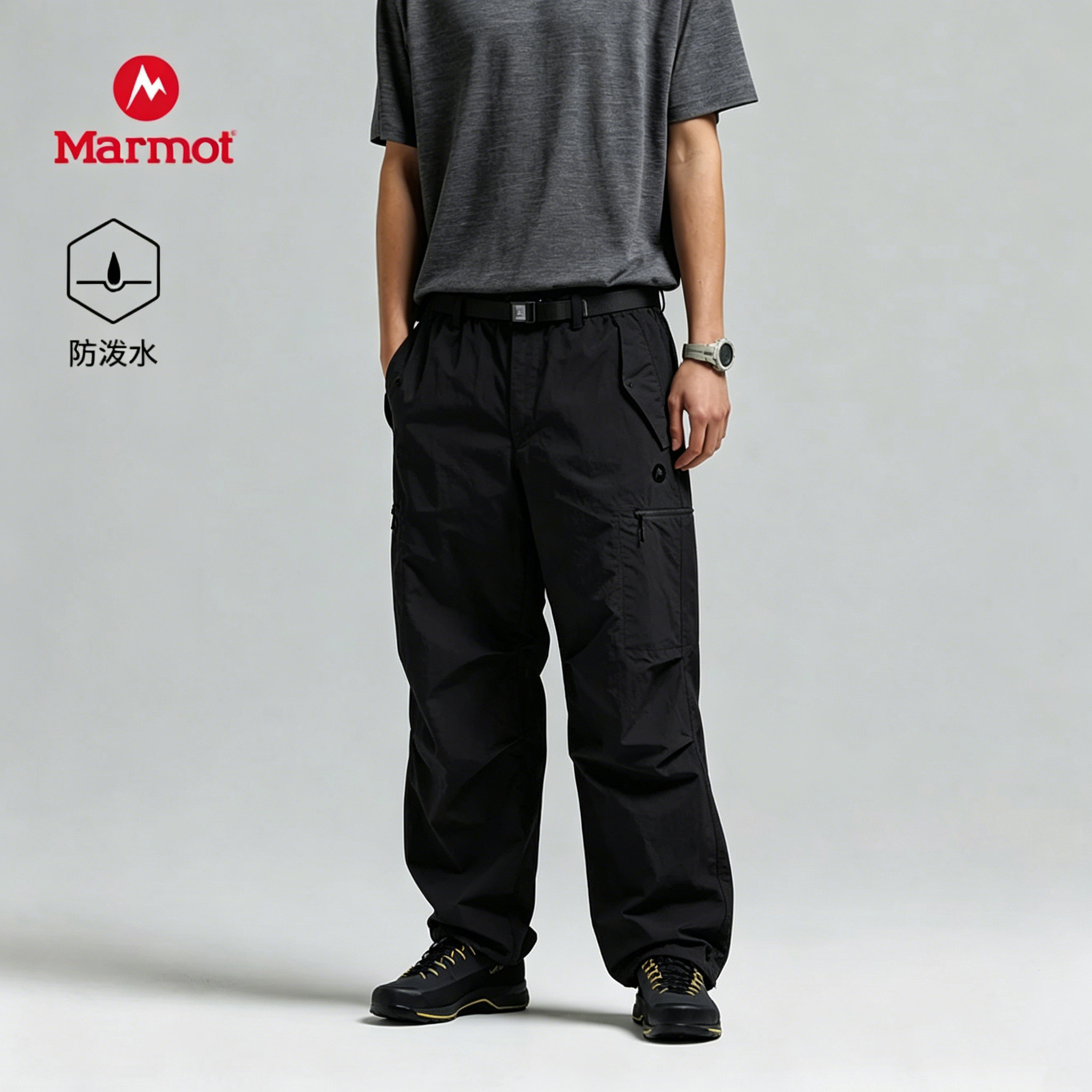 MARMOT土拨鼠春夏帕岚长裤户外登山徒步伞兵裤Marmot Para Pants