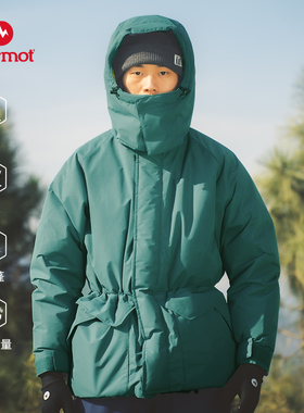 MARMOT土拨鼠猛犸象羽绒服派克大衣750FP鸭绒户外防风MammothDown