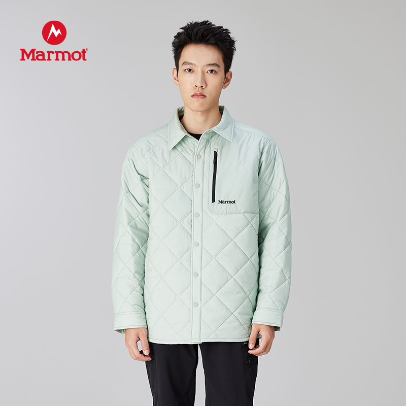 MARMOT土拨鼠男款格兰特棉服外套