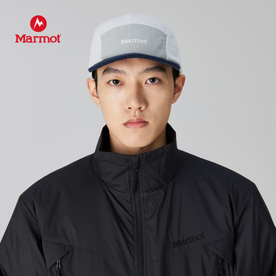 MARMOT土拨鼠飞梭复合抓绒短檐帽