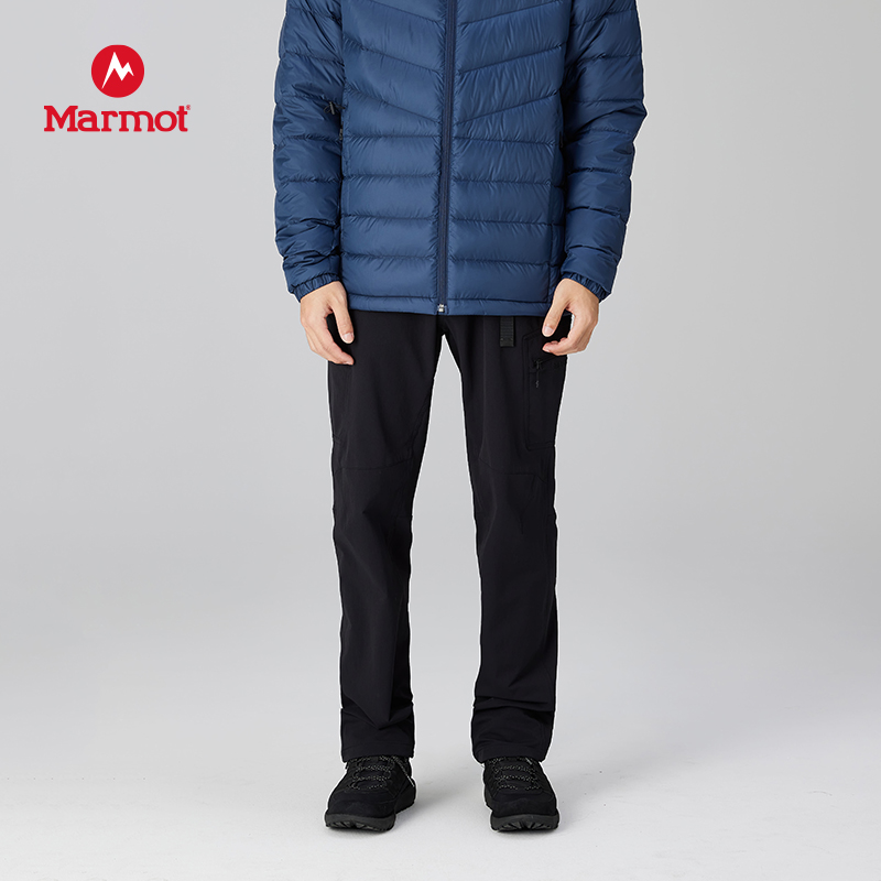 MARMOT土拨鼠防泼水跋涉徒步长裤