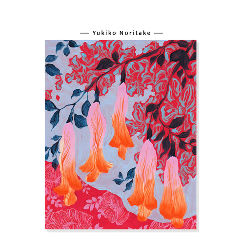 【Yukiko Noritake】法式中古花卉插画复古治愈ins艺术复刻挂画芯