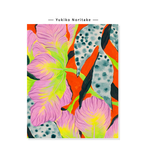 【Yukiko Noritake】法式中古花卉插画复古治愈ins艺术复刻挂画芯