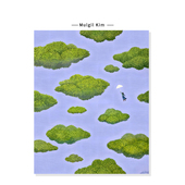 饰挂画芯 生命力风景插画绿色治愈系创意复刻艺术装 Mulgil Kim