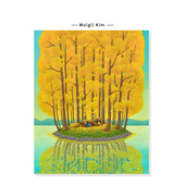 饰挂画芯 生命力风景插画绿色治愈系创意复刻艺术装 Mulgil Kim