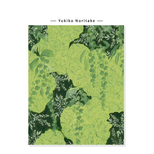 【Yukiko Noritake】法式中古花卉插画复古治愈ins艺术复刻挂画芯