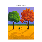 饰挂画芯 生命力风景插画秋色治愈系创意复刻艺术装 Mulgil Kim