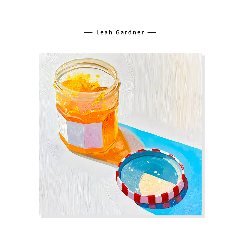 【Leah Gardner】清新治愈系静物简约通透感复刻艺术装饰挂画芯