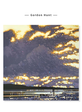 【Kimura Naohiro】小众日落沙滩海洋插画治愈夕阳艺术复刻挂画芯