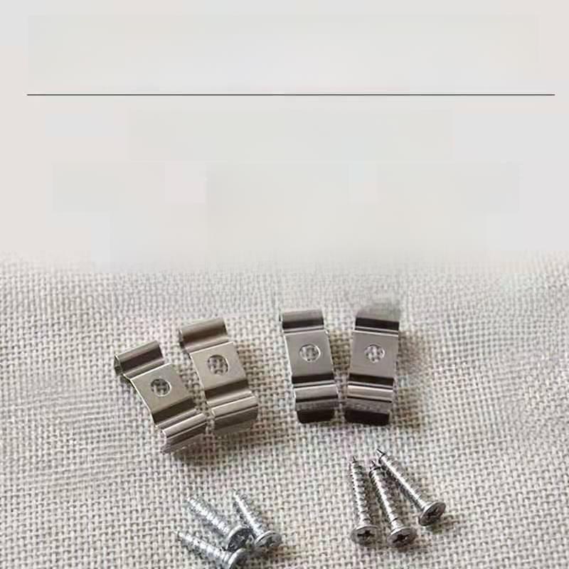 T4T5T8支架灯安装卡LED一体化日光t5灯管固定卡扣夹灯饰螺丝配件.