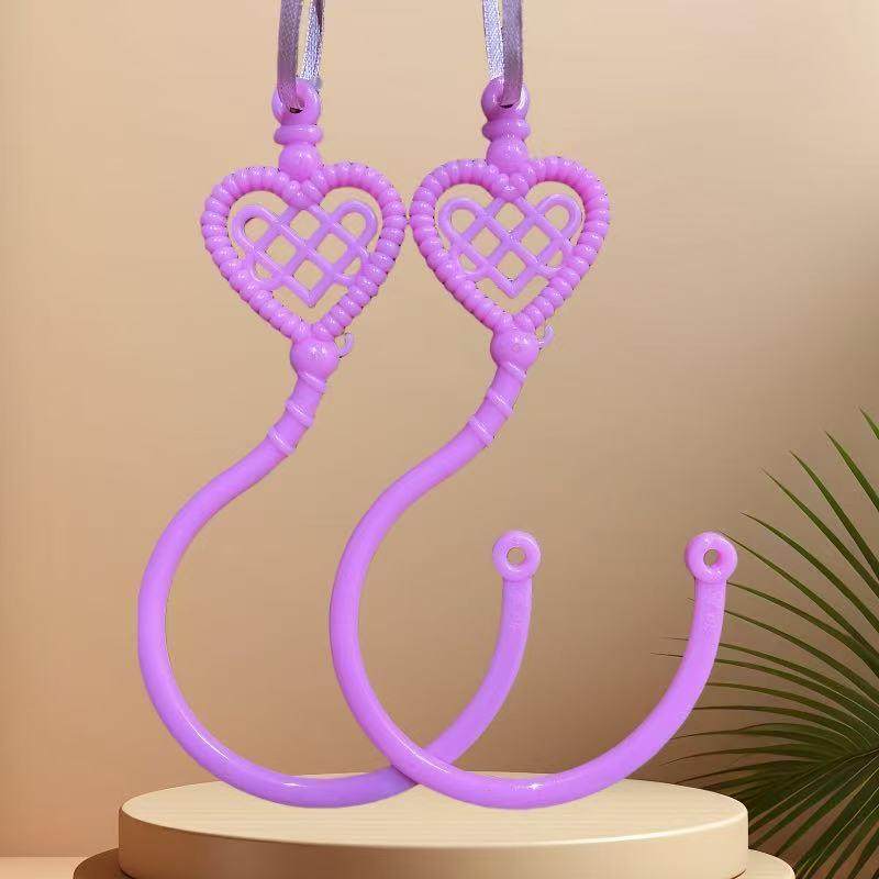 蚊帐挂钩一对装家用宿舍窗帘床帘挂钩子宫廷美心老式蚊帐收纳吊钩