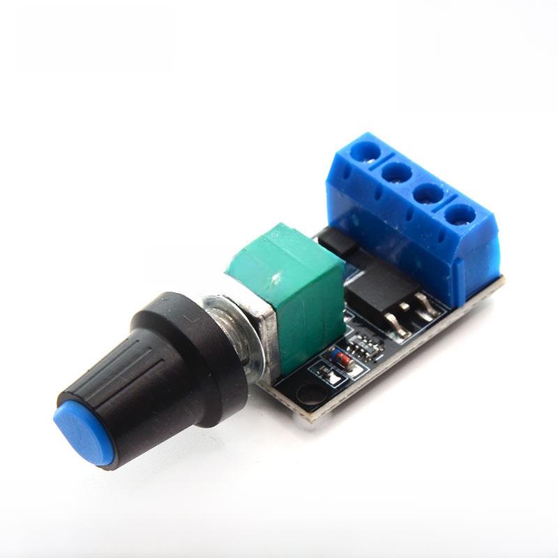 PWM直流10A电机调速器5V/12V/16V调速开关功能模块 LED调光器