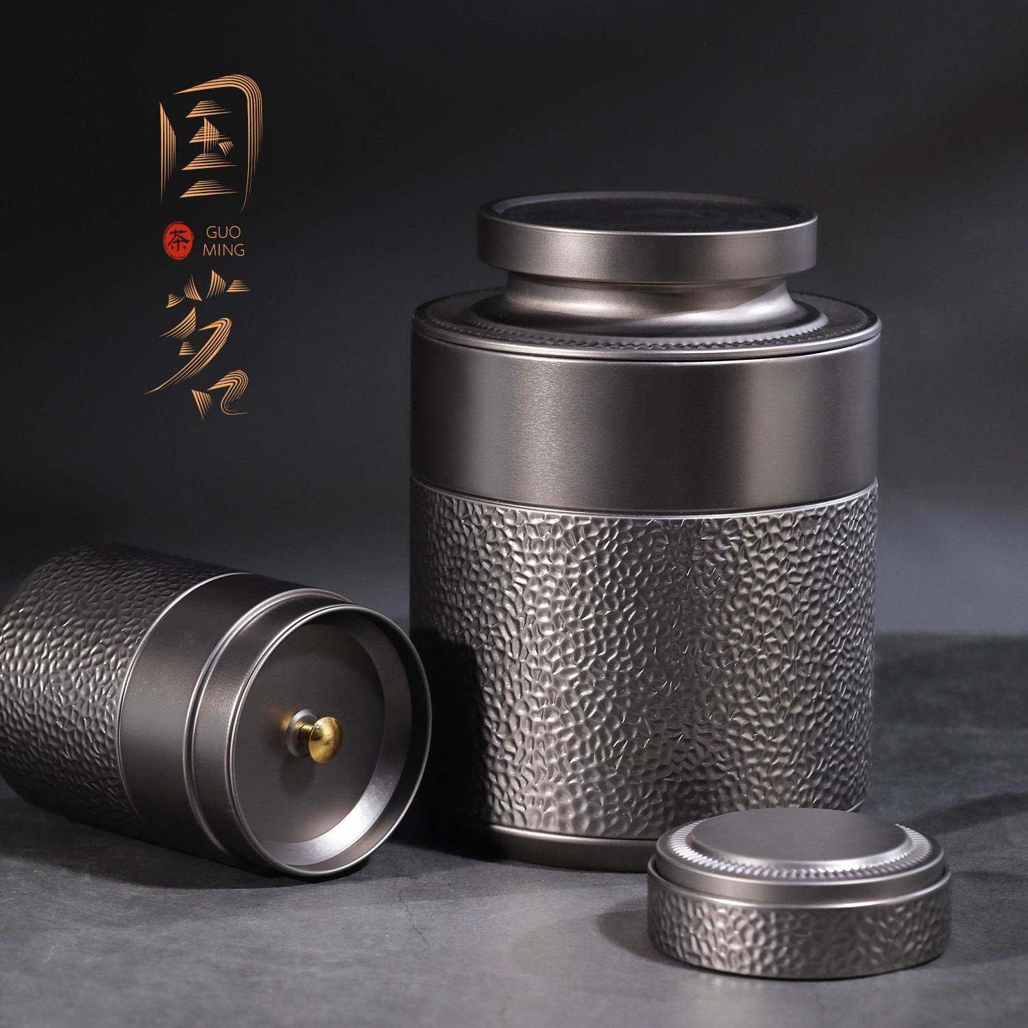 茶叶罐铁罐空罐密封储存罐金属罐子散茶白茶马口铁茶叶存茶罐茶罐