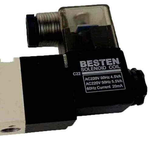 百帝 BESTEN电磁阀4V210-08二位五通DC24V气动控制阀AC220V转向阀