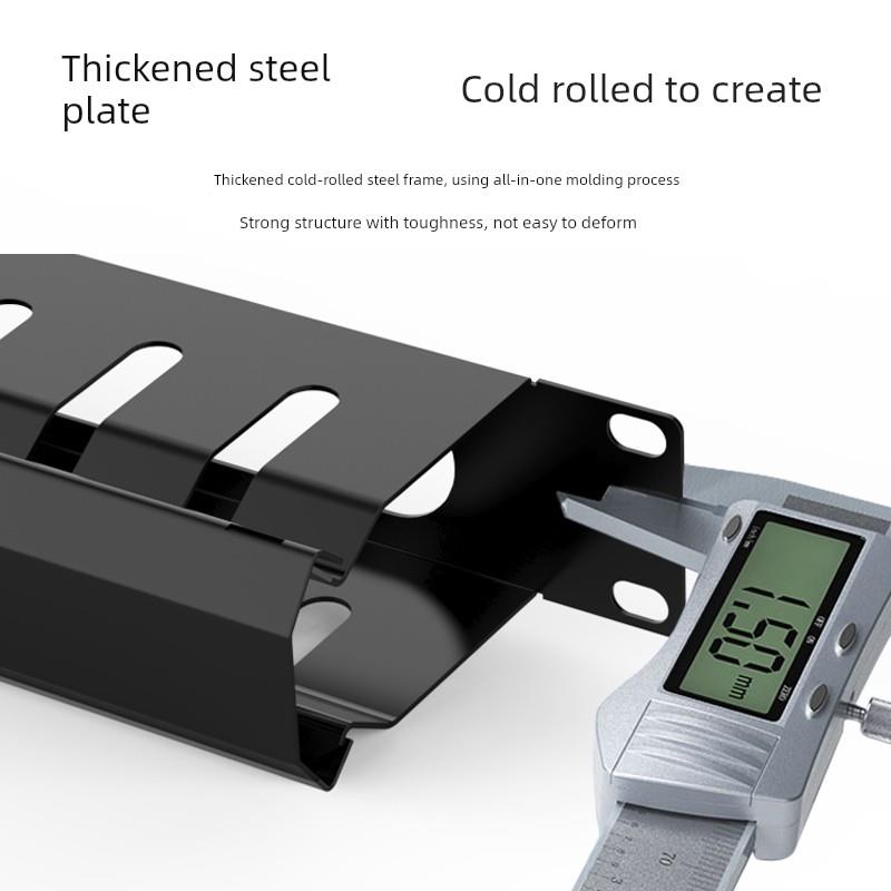 超厚24口48口理线架机柜理线槽放线架配线架网线架1u机架适用安普