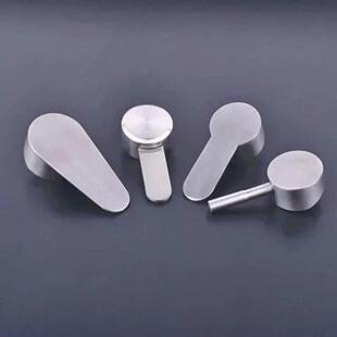 304不锈钢厨房面盆水龙头把手柄开关配件冷热 淋浴混水阀芯开水柄