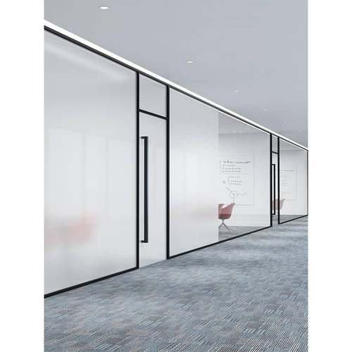 雾化玻璃电控智能卫生间双层钢化调光玻璃通电变色玻璃贴膜办公室