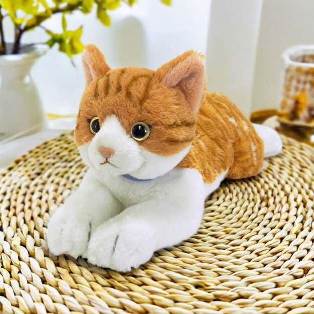 日本Sunlemon仿真橘猫毛绒玩偶