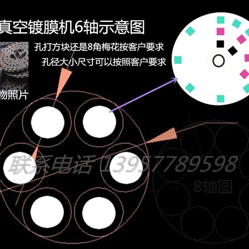 组合夹具不锈钢方刚涂装uvA配件涂装uv真空镀膜机配件订做