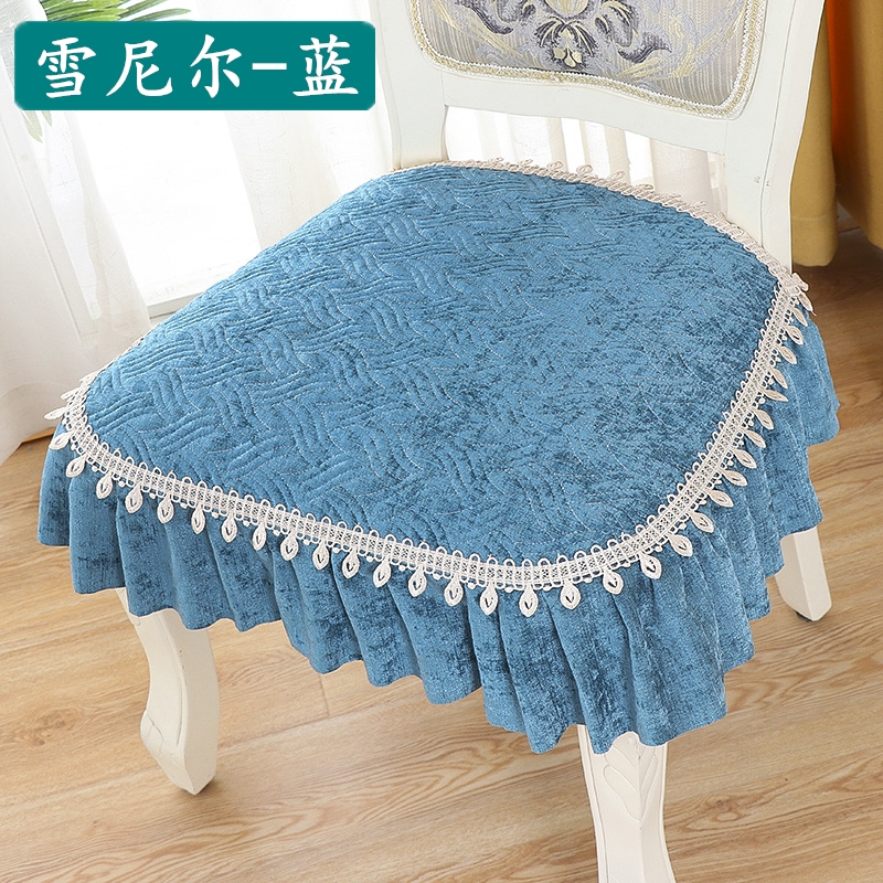 欧式加大餐椅垫套装防滑椅垫餐桌布艺四季坐垫P中式椅子坐垫凳子