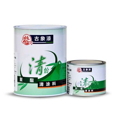 古象685清漆h 聚氨酯清涂料 金属家具木器油漆 防水透明 亮光清漆