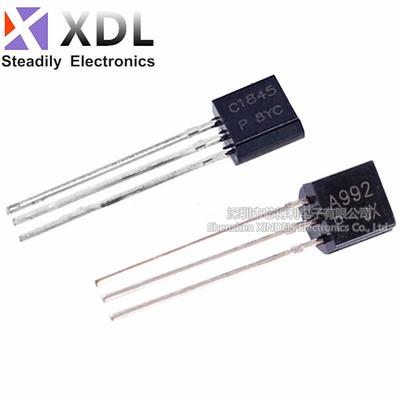 发烧音响对管 2SA992 2SC1845 A992 C1845 TO-92 全新直插三极管