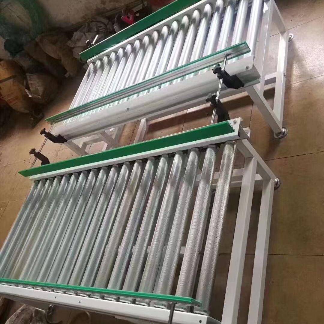 定制动力滚筒输送机无动力流水线托辊链轮滚筒不锈钢镀锌牛眼台