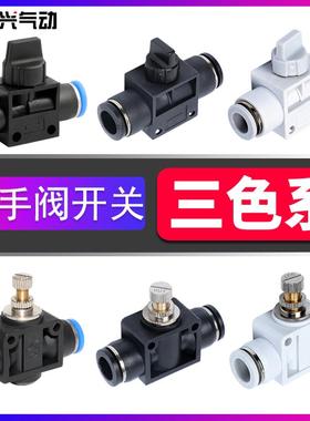 全系列黑帽LSA白帽手阀限速阀黑色LSA-8开关泄压阀HVFF-6/8/10/12