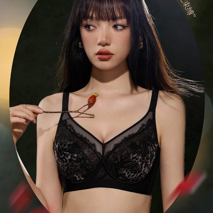 黛安芬丽格全罩杯内衣女大胸显小软钢圈聚拢上托收副乳调整型文胸