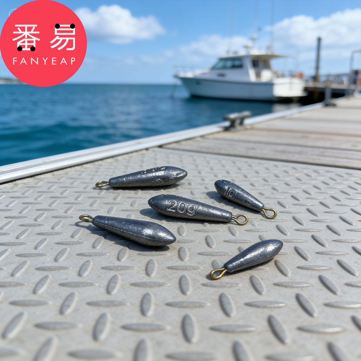 铅坠/水滴A1pq808-水滴型铅坠吊坠带环铅坨钓鱼渔具用品抛竿铅