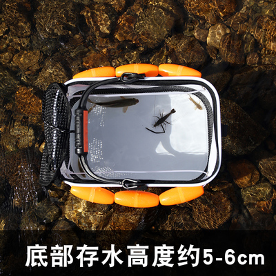 路亚溪流桶引舟摺k叠浮水活鱼桶鱼护桶矶钓海钓鱼护钓鱼桶浮桶友