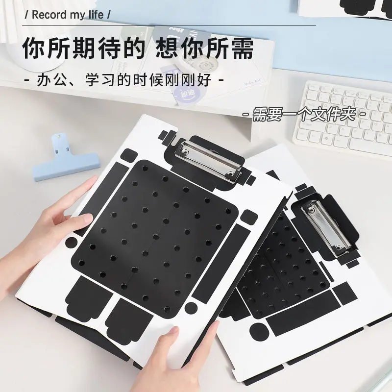 可立式文件夹a4垫板夹办公用品写字板夹文件资料整理夹试卷收纳夹