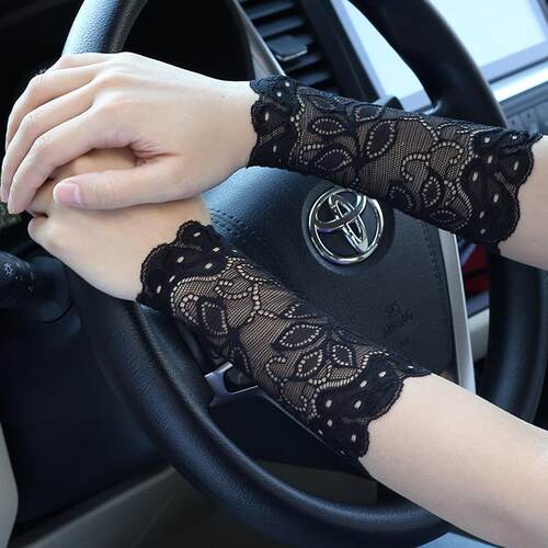 家直销夏薄季款护蕾丝护腕女JB018遮疤纹身手厂腕套护大臂手肘胳