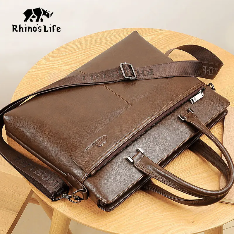 新款男士韩版商务包横款单肩斜挎包复古公文包男文件包