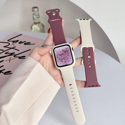 反扣拼色适用oppo watch3/2/X/4pro手表带硅胶男女个性运动se休闲